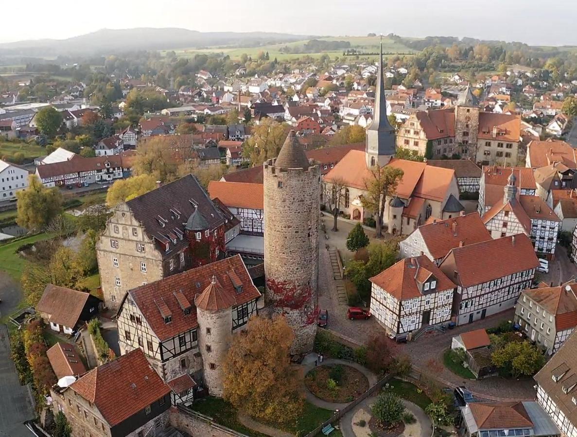 Alte Foersterei - Elegantes Apartment In Der Historischen Hinterburg Schlitz - Nahe Fulda Und Bad Hersfeld Exterior foto