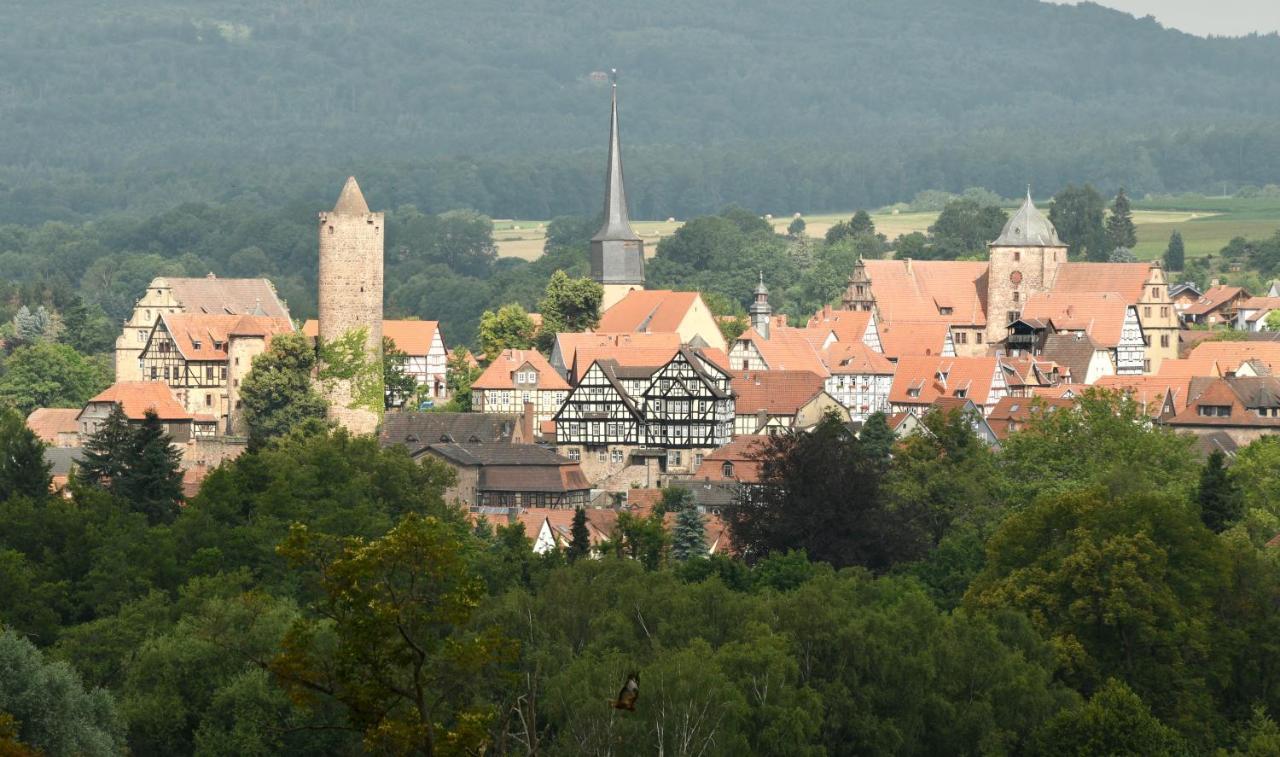 Alte Foersterei - Elegantes Apartment In Der Historischen Hinterburg Schlitz - Nahe Fulda Und Bad Hersfeld Exterior foto